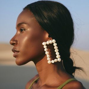 Cult Gaia Dita Freshwater Pearl Earring NEW New in Box NWT Avant Garde SOLD OUT!